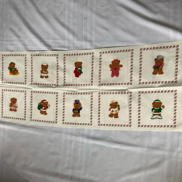 Vtg Cranston Print Works Teddy Bear Book Cut and Sew - Picture 8 of 9